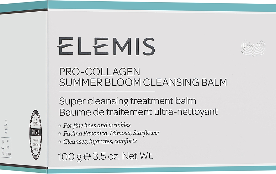 Бальзам для вмивання проколаген "Аромати літа" - Elemis Pro-Collagen Summer Bloom Cleansing Balm — фото N1