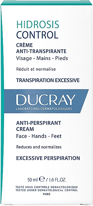 Кремовый антиперспирант для рук и ног - Ducray Hidrosis Control Antiperspirant Cream — фото N2