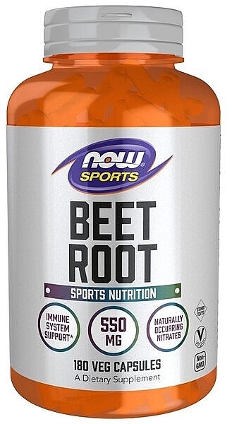 Пищевая добавка "Корень свеклы" - Now Foods Beet Root Sports — фото N1