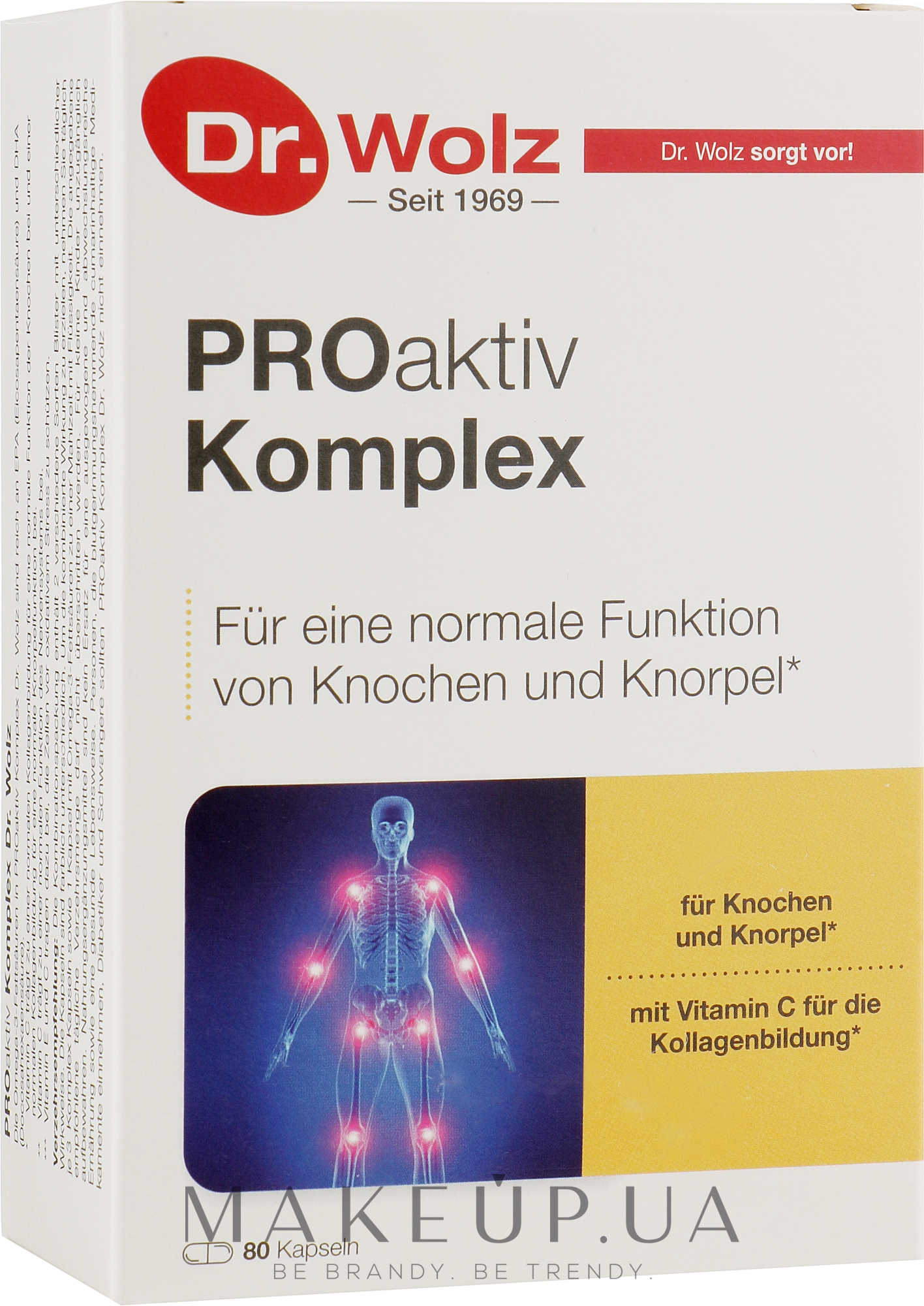 Харчова добавка для хрящів і суглобів - Dr.Wolz PROaktiv Komplex — фото 80шт