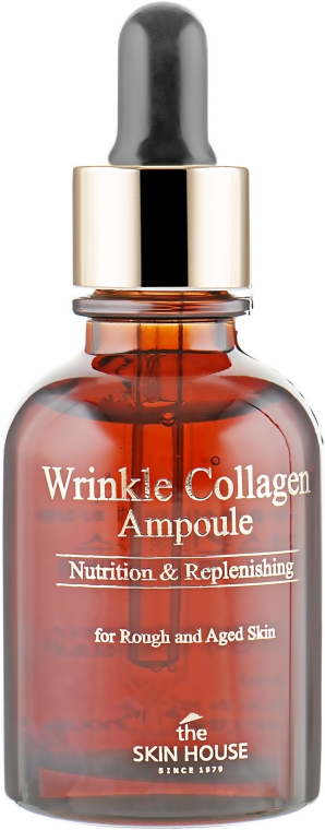 Антивікова ампульна сироватка з колагеном - The Skin House Wrinkle Collagen Feeltox Ampoule — фото N2