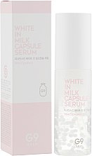 Духи, Парфюмерия, косметика Сыворотка для лица, осветляющая - G9Skin White In Milk Capsule Serum