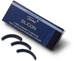 Сменные резиновые накладки к щипцам для завивки ресниц, темно-синие - Tana Cosmetics  — фото N1