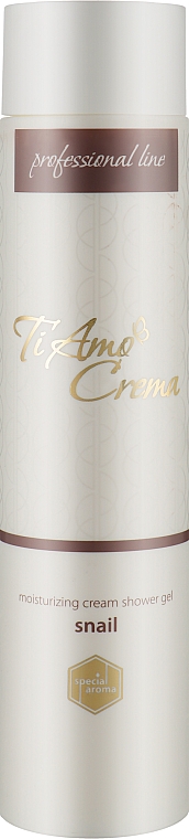 Крем-гель для душу "Зволожувальний. Муцин равлика" - Миловарні традиції Ti Amo Crema Moisturizing Cream Shower Gel Snail — фото N1