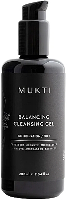 Балансирующий очищающий гель для лица - Mukti Organics Balancing Cleansing Gel — фото N1