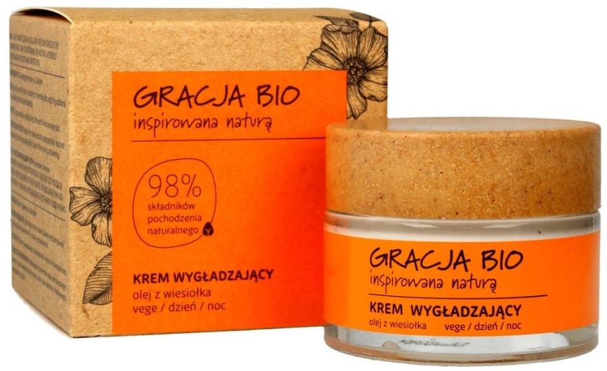 Розгладжувальний крем для обличчя з олією примули вечірньої - Gracja Bio Face Cream — фото N3