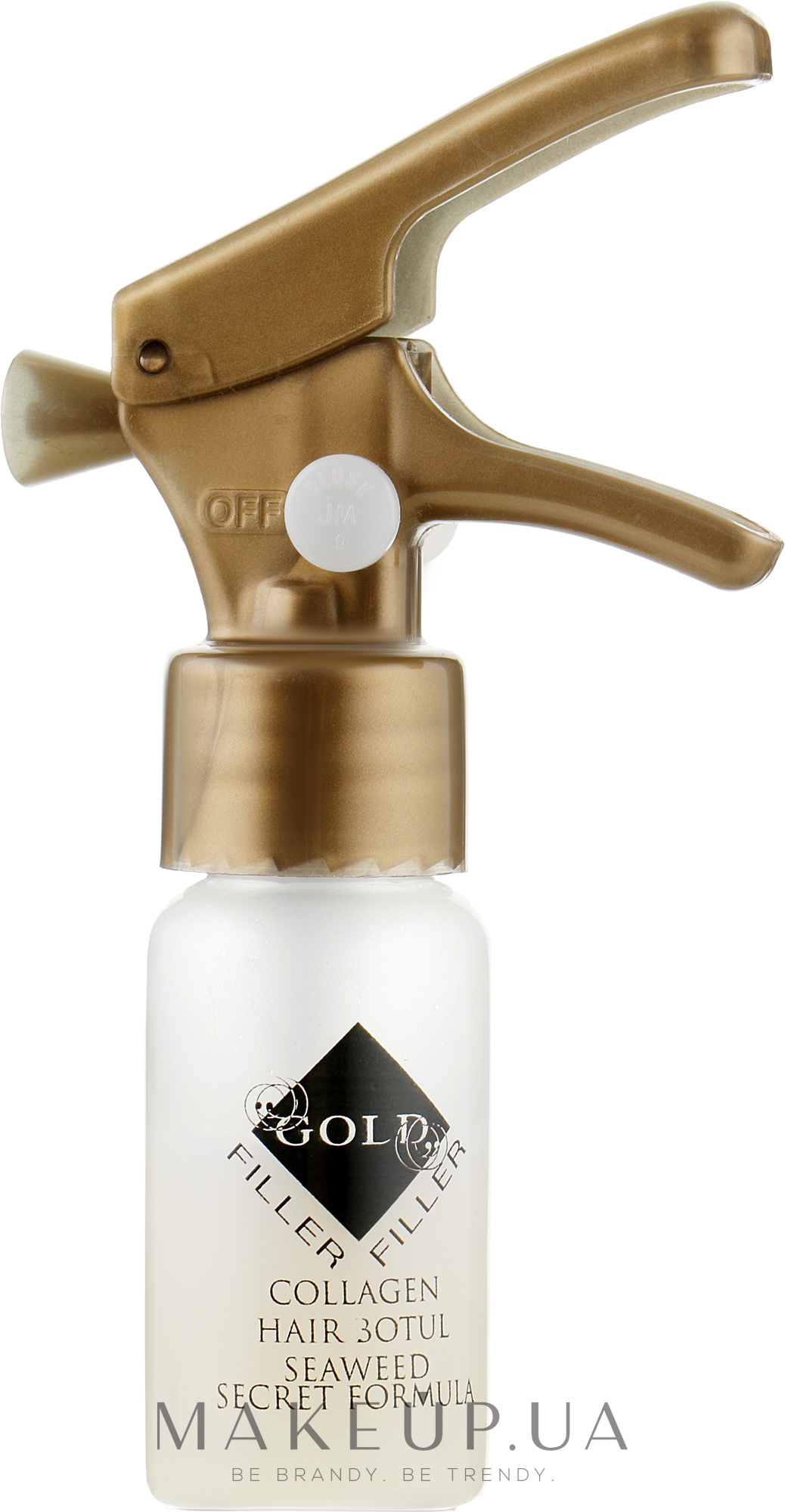 Золотой ботокс для волос - Kleral System Gold Filler Collagen Hair Botox  — фото 10ml