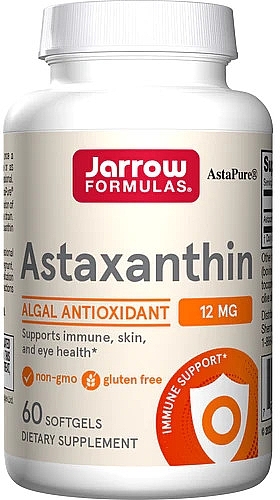 Харчові добавки "Астаксантин" - Jarrow Formulas Astaxanthin 12mg — фото N2