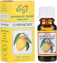 Натуральное эфирное масло лимона - Etja Natural Essential Lemon Oil  — фото N1