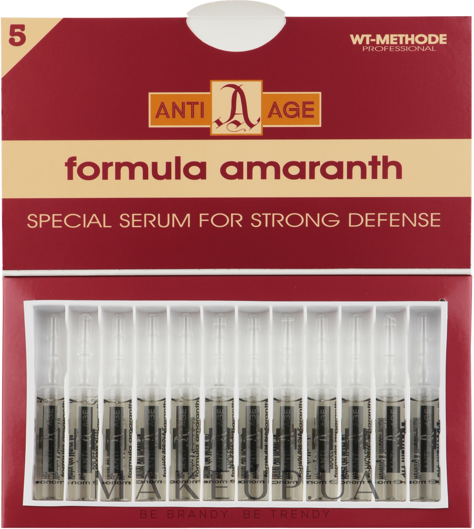 Сироватка для зміцнення сухого волосся та уповільнення процесу старіння - Placen Formula Anti-Age Formula Amaranth — фото 12x10ml