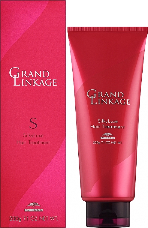 Зволожувальна маска для тонкого фарбованого волосся - Milbon Grand Linkage Silky Luxe Hair Treatment — фото N2