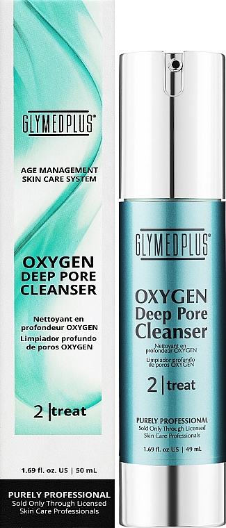 Кисневий очищувач пір - GlyMed Plus Age Management OXYGEN Deep Pore Cleanser — фото N2