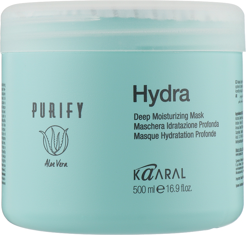 Маска интенсивная увлажняющая питательная для волос - Kaaral Hydra Deep Moiturizing Mask — фото N1