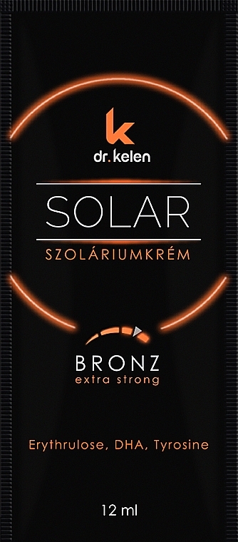 Крем для солярия "Эффект двойного загара" - Dr.Kelen Solar Bronz 2в1 (пробник) — фото N1