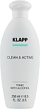 Тонік для обличчя - Klapp Clean & Active Tonic with Alcohol — фото N3