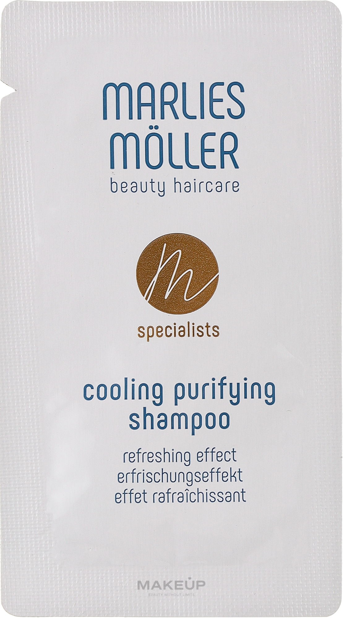 Охолоджувальний очищувальний шампунь - Marlies Moller Cooling Purifying Shampoo (пробник) — фото 7ml