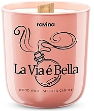 Духи, Парфюмерия, косметика Ароматическая свеча "La Via e Bella" - Ravina Aroma Candle