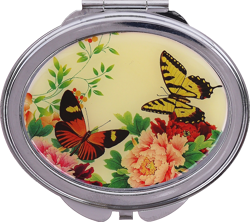 Зеркальце косметическое "Бабочки и цветы" 85451 - Top Choice — фото N1