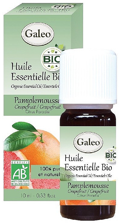 Органічна ефірна олія грейпфрута - Galeo Organic Essential Oil Grapefruit — фото N1
