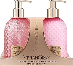 Набор - Vivian Gray White Musc & Ananas (h/soap/300ml + h/lot/300ml) — фото N1