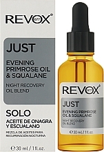 Відновлювальна олія для обличчя - Revox Just Evening Primrose Oil & Squalane — фото N2