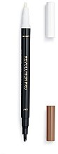 Карандаш для бровей 2 в 1 - Makeup Revolution Pro 24hr Day&Night Brow Pen — фото N2