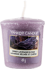 Ароматична свічка-вотив "Лаванда і кедр" - Yankee Candle Dried Lavender & Oak Votive — фото N1