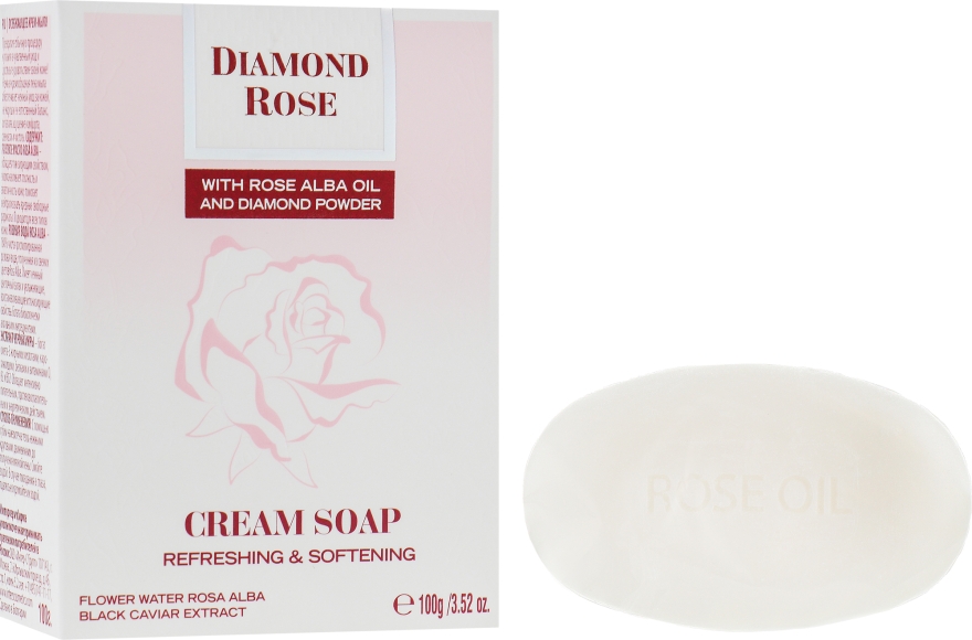 Освіжальний крем-мило - BioFresh Diamond Rose Cream Soap — фото N1