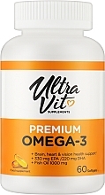 Духи, Парфюмерия, косметика Пищевая добавка "Премиум Омега 3" - UltraVit Premium Omega-3