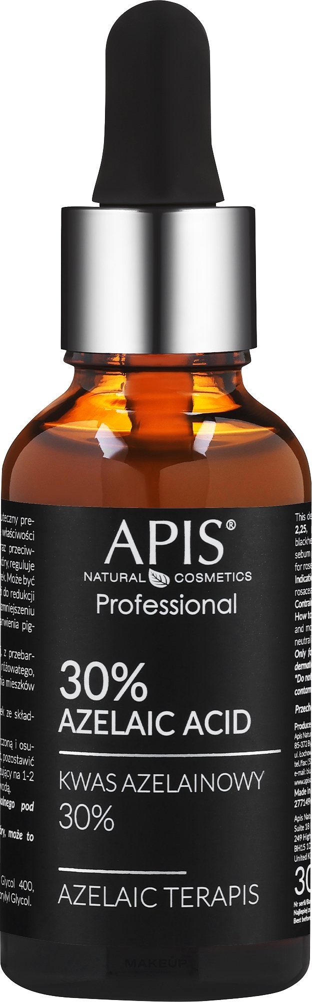 Азелаиновая кислота 30% - APIS Professional Glyco TerApis Azelaic Acid 30% — фото 30ml