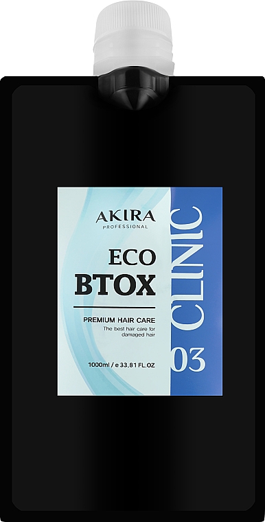 Средство для восстановления волос, 03 - Akira Eco Btox Premium Hair Care Clinic 03 — фото N1