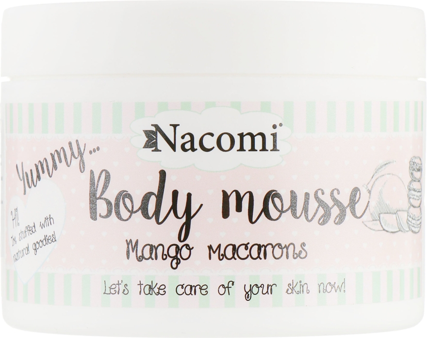 Мусс для тела "Манговый Макарун" - Nacomi Body Mousse — фото N2