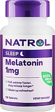 Духи, Парфюмерия, косметика Мелатонин, 1 mg - Natrol Melatonin Sleep