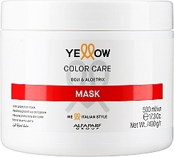 Маска длязахисту кольору волосся - Alfaparf Yellow Color Care Mask — фото N1