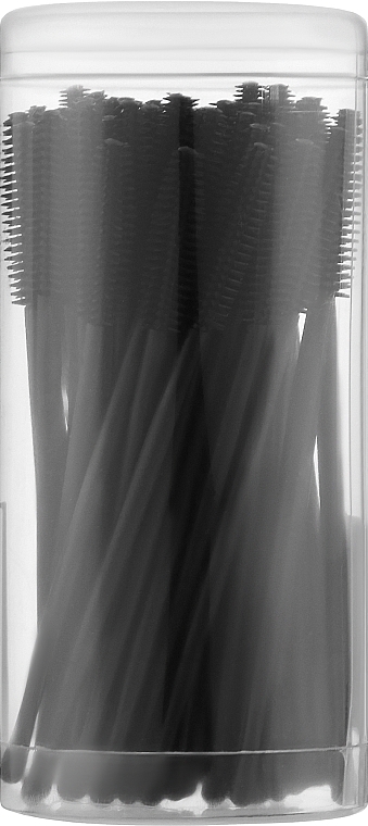 Щеточка силиконовая для расчесывания ресниц , черная - Vivienne — фото N2