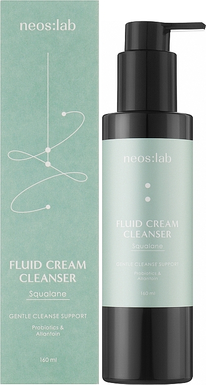 Очищувальне молочко для обличчя - Neos:lab Fluid Cream Cleanser Squalane — фото N2
