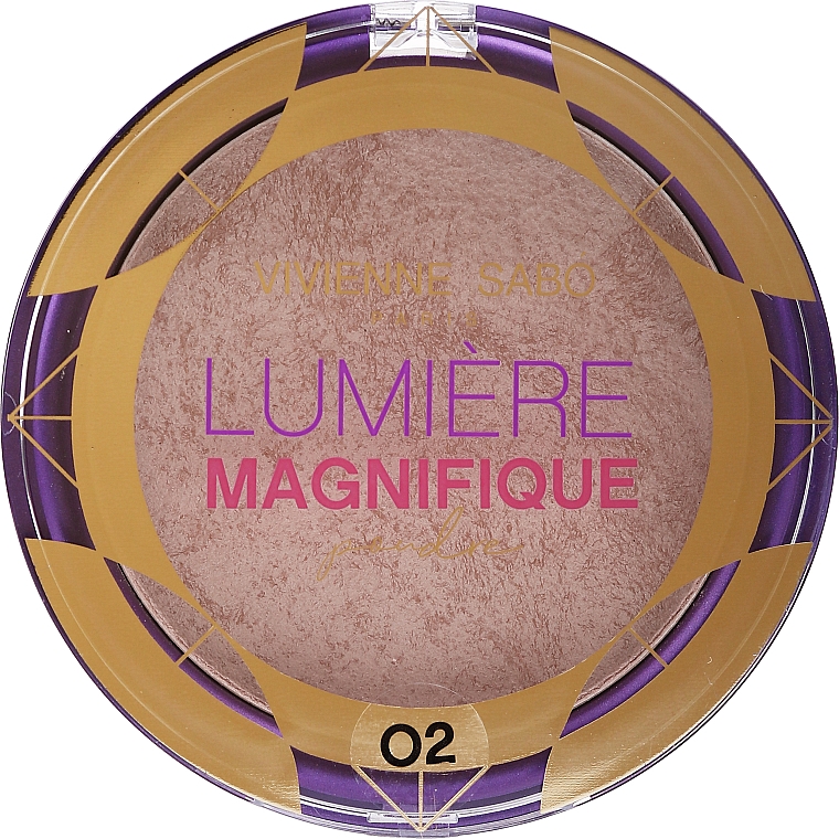 Компактна сяйна пудра для обличчя - Vivienne Sabo Lumiere Magnifique Poudre — фото N2