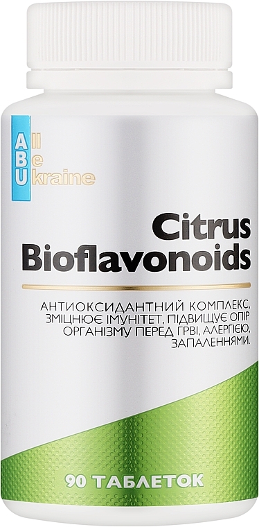 Харчова добавка "Цитрусові біофлавоноїди" - All Be Ukraine Citrus Bioflavonoids — фото N1