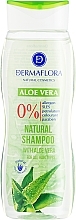 Шампунь для волос - Dermaflora Aloe Vera Natural Shampoo — фото N1