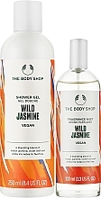 Набор - The Body Shop Wonderful & Wild Wild Jasmine Treats Christmas Gift Set (sh/gel/250ml + mist/100ml) — фото N2