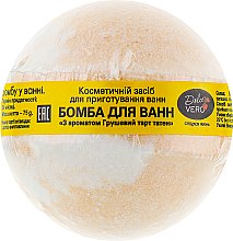 Бомба для ванн "Грушевий тарт татен" - Aqua Cosmetics Dolce Vero — фото N1