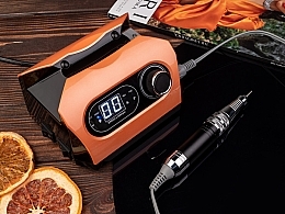 Фрезер для маникюра и педикюра, оранжевый - Bucos Nail Drill ZS-717 Orange — фото N11