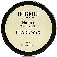 Воск для бороды - Noberu Of Sweden №104 Tobacco-Vanilla Beard Wax — фото N1