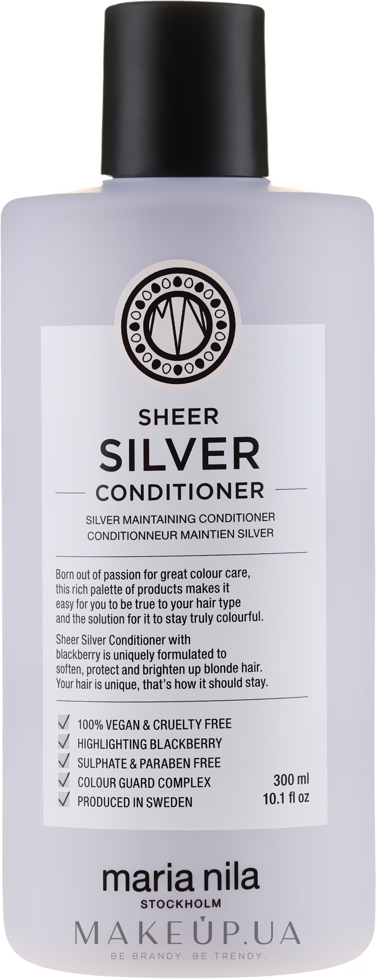 Кондиционер от желтизны окрашенных волос - Maria Nila Sheer Silver Conditioner — фото 300ml