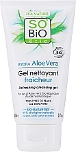 Очищувальний гель для обличчя - So'Bio Etic Hydra Aloe Vera Refreshing Cleansing Gel — фото N1