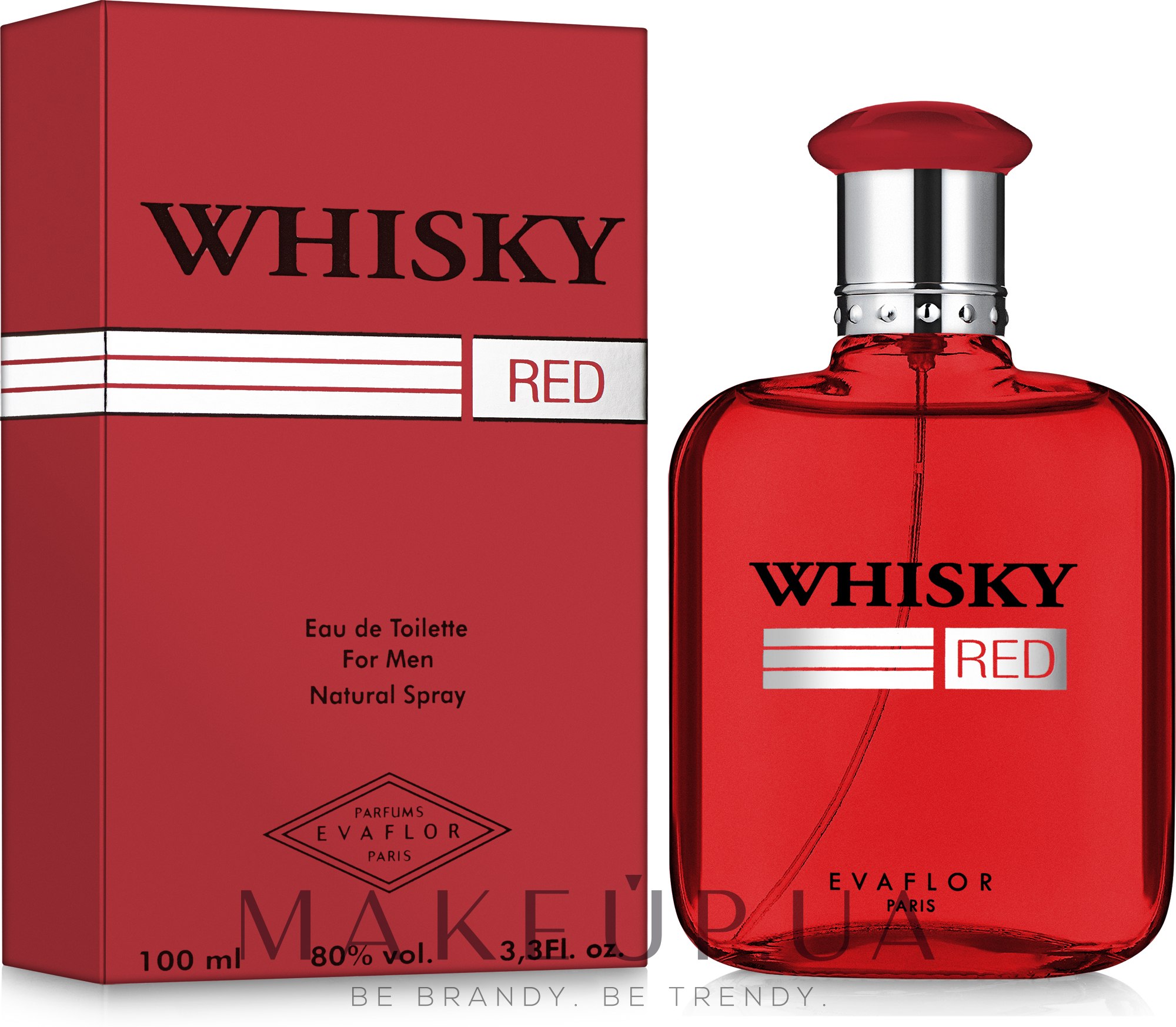Evaflor Whisky Red For Men - Туалетна вода — фото 100ml
