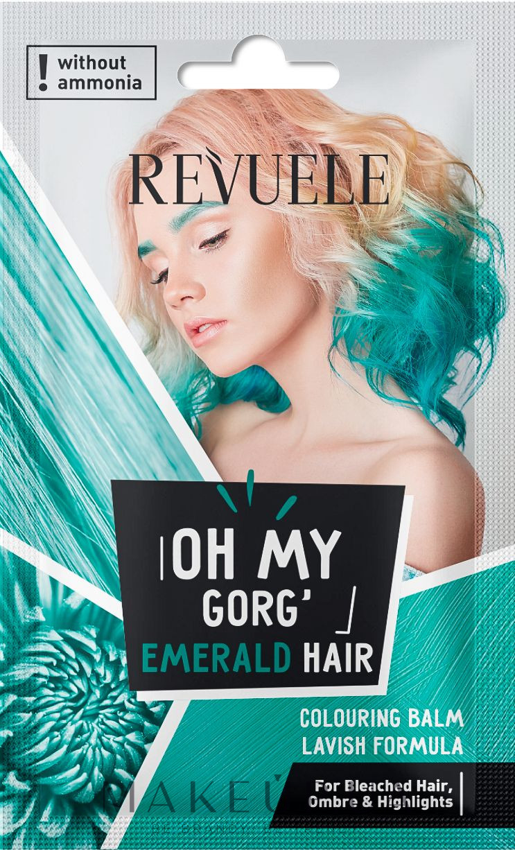 Бальзам-краска для волос - Revuele Oh My Gorg Hair Coloring Balm — фото Emerald