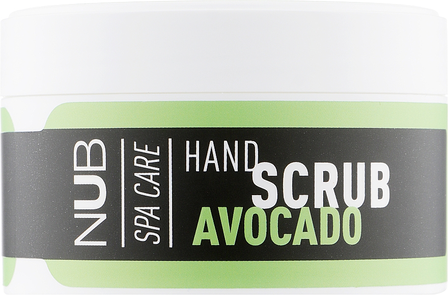 Скраб для рук - NUB Spa Care Hand Scrub Avocado — фото N1