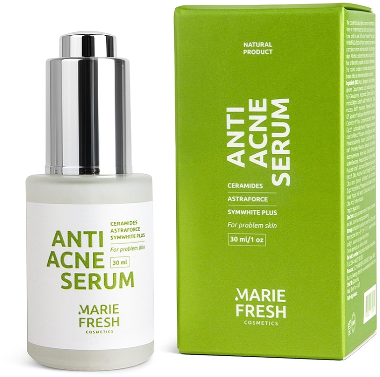 Сыворотка Anti Acne с AHA кислотами для проблемной кожи - Marie Fresh Cosmetics Anti Acne Serum