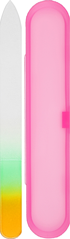 Стеклянная пилочка в розовом футляре - Tools For Beauty — фото N2